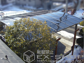 のカーポート カーブポートシグマIII ワイド 積雪〜20cm対応 施工例