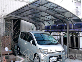 のカーポート テールポートシグマIII 積雪〜20cm対応 施工例