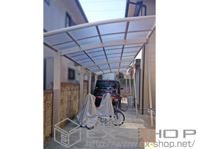 のカーポート レイナポートグラン 縦連棟　積雪〜20cm対応+ 着脱式サポート 施工例