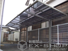 のサイクルポート・駐輪場 レークポートシグマIII ミニ 延長 積雪〜20cm対応 施工例