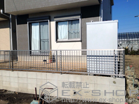 のフェンス・柵 プリレオR7型フェンス フリーポールタイプ 施工例