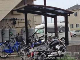 Value Selectのサイクルポート・自転車置き場 プレシオスポート ミニ 積雪～20cm対応 施工例