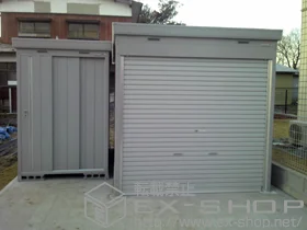 イナバの物置 バイク保管庫 土間タイプ スタンダード一般型(FXN-2234S) 施工例