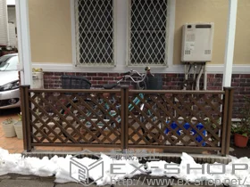 LIXIL ���N�V��(TOEX)�̃t�F���X �X�e�C�E�b�h�t�F���XM1�^ �Ԏd�؂�^�C�v �{�H��