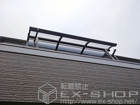 のバルコニー・ベランダ屋根 ライザーテラスII R型 屋根タイプ 単体 積雪〜20cm対応 施工例