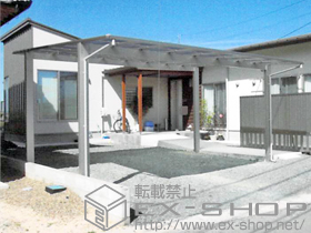 のカーポート エフルージュ ツイン 積雪〜20cm対応 施工例