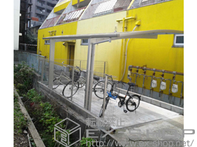 のフェンス・柵 イーネットフェンス1F型 自由柱タイプ 施工例