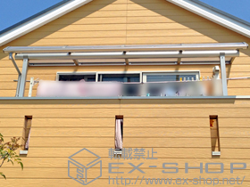 のバルコニー・ベランダ屋根 プレシオステラス R型 屋根タイプ 単体 積雪〜20cm対応 施工例