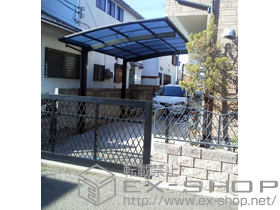 のカーポート レイナポートグラン　積雪〜20cm対応＋着脱式サポート2本入 施工例