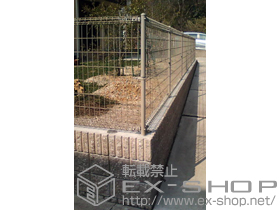 のフェンス・柵 メッシュフェンス M0 間仕切りタイプ 施工例