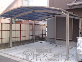 のカーポート プレシオスポート M合掌 積雪〜20cm対応 施工例