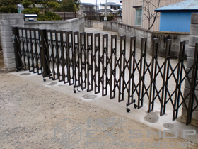 のカーゲート アルシャインII M型 Aタイプ ノンレール 片開き親子 (150+430)SP 施工例