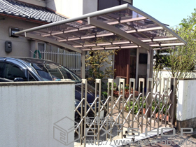 のカーポート カーブポートシグマIII 積雪〜20cm対応 施工例