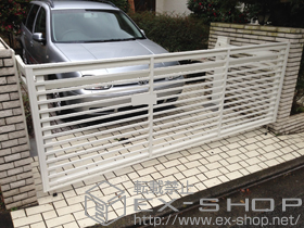 のカーゲート オーバードアS1型 手動式 施工例