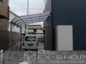 のテラス屋根 ライザーテラスII R型 テラスタイプ 単体 積雪〜20cm対応 施工例