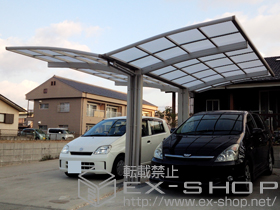 のカーポート プレシオスポート Y合掌 積雪〜20cm対応 施工例