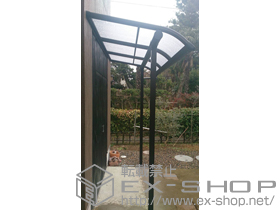 のテラス屋根 プレシオステラス R型 テラスタイプ 単体 積雪〜20cm対応 施工例