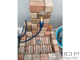 の立水栓・ガーデンシンク 立水栓ユニット サークルタイプ 施工例