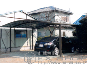 のカーポート カーブポートシグマIII ワイド 積雪〜20cm対応 施工例