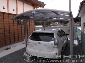 のカーポート レイナワンポートグラン　積雪〜20cm対応＋屋根ふき材補強部品 施工例