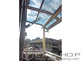 のバルコニー・ベランダ屋根 ヴェクターテラス R型 屋根タイプ 単体 積雪〜20cm対応 施工例