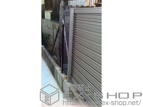 のフェンス・柵 イーネットフェンス1F型 自由柱タイプ 施工例