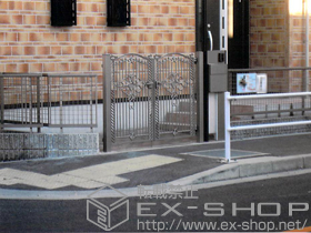 のフェンス・柵 ニュータウンリード2型 フリー支柱タイプ 施工例