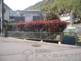 のフェンス・柵 シャレオR8型フェンス フリーポールタイプ 施工例