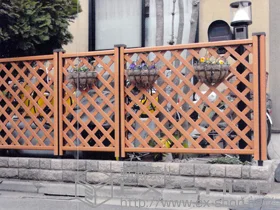 LIXIL ���N�V��(TOEX)�̃t�F���X �X�e�C�E�b�h�t�F���XM1�^ �Ԏd�؂�^�C�v �{�H��