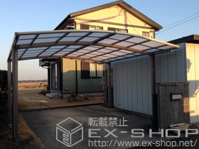 のカーポート カーブポートシグマIII ワイド 積雪〜20cm対応 施工例