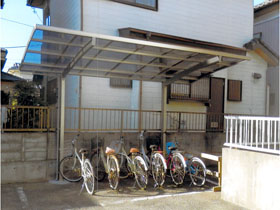 のカーポート カーブポートシグマIII 積雪〜20cm対応 施工例