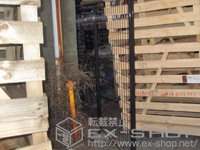 のフェンス・柵 イーネットフェンス1F型 高尺タイプ 自由柱タイプ 施工例