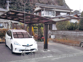 のカーポート レイナポートグラン Y合掌　積雪〜20cm対応 施工例