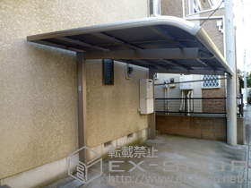 のカーポート レガーナポートシグマIII 積雪〜20cm対応　雨樋ありタイプ 施工例