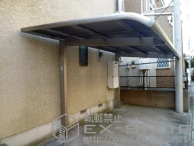 LIXIL リクシル(トステム)のカーポート レガーナポートシグマIII 積雪〜20cm対応 雨樋ありタイプ 施工例