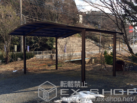 のカーポート レイナツインポートグラン　積雪〜20cm対応＋屋根ふき材補強部品＋柱カバー(小)(2枚入り) 施工例