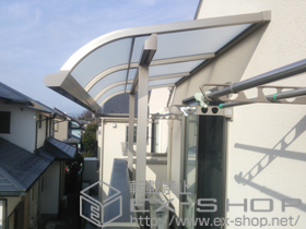 のバルコニー・ベランダ屋根 ライザーテラスII R型 屋根タイプ 単体 積雪〜20cm対応 施工例