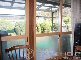 の二重窓（内窓） プラマードU 引違い窓 2枚建 中桟有 施工例