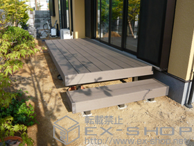 のウッドデッキ 樹ら楽ステージ 施工例