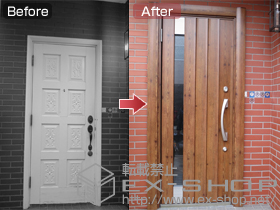 の玄関ドア リシェント 800型 施工例