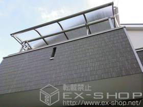 のバルコニー・ベランダ屋根 プレシオステラス R型 屋根タイプ 単体 積雪〜20cm対応 施工例