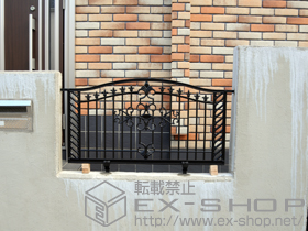 のフェンス・柵 フェスタB型フェンス フリーポールタイプ 施工例