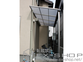 のテラス屋根 ライザーテラスII F型 テラスタイプ 単体 積雪〜20cm対応 施工例