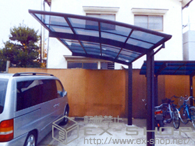 のサイクルポート・駐輪場 プレシオスポート ミニ　積雪〜20cm対応 施工例