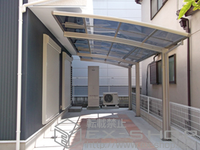 のカーポート レイナポートグラン 延長　積雪〜20cm対応 施工例