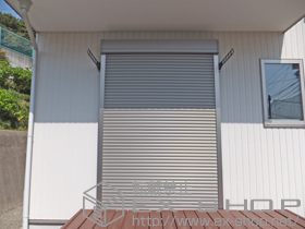 の窓シャッター リフォームシャッターイタリヤ 手動式 施工例