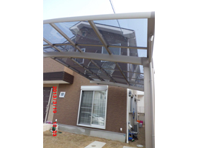 のカーポート カーブポートシグマIII 積雪〜20cm対応 施工例