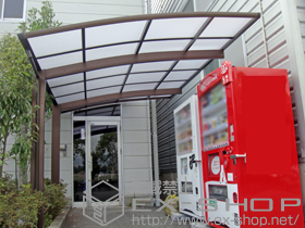 のカーポート プレシオスポート 単体 積雪〜20cm対応 施工例