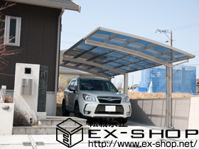 のカーポート レイナポート 延長 積雪〜20cm対応 施工例