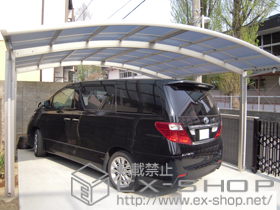 のカーポート レイナツインポートグラン 積雪〜20cm対応 施工例